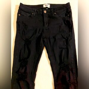 Paige Black Ripped Jeans